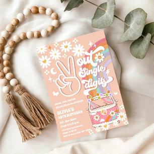 Invitation Carton d'invitation d'anniversaire avec le signe d
