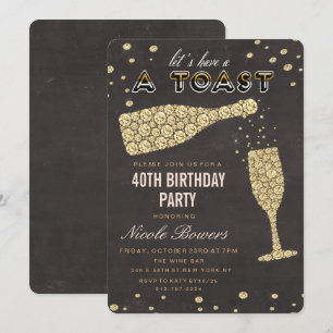 Invitation Carton d'invitation d'anniversaire en forme de ver