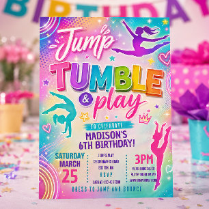 Invitation Carton d'invitation d'anniversaire pastel pour tra