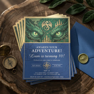 Invitation Carton d'invitation d'anniversaire pour enfants au