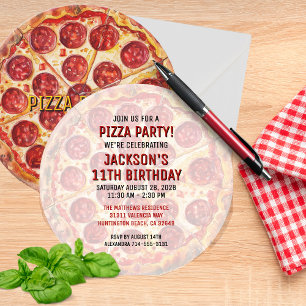 Invitation Carton d'invitation d'anniversaire pour une fête d
