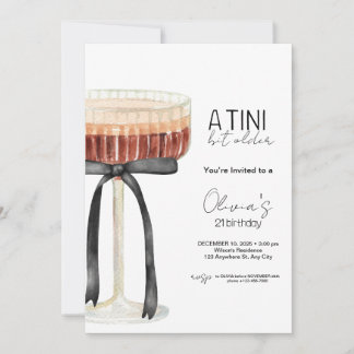 Invitation Carton d'invitation d'anniversaire Un peu plus âgé