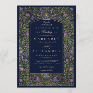 Invitation Carton d'invitation de mariage à bordure illuminée