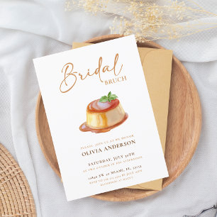 Invitation Carton d'invitation de mariage élégant Boho orange