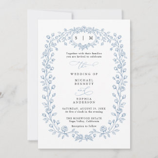 Invitation Carton d'invitation de mariage en ligne artistique