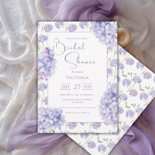 Invitation Carton d'invitation de mariage floral Hydrangea Vi
