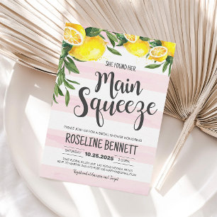 Invitation Carton d'invitation de mariage Lemon Main Squeeze