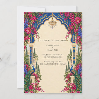 Invitation Carton d'invitation de mariage pour jardin du pala