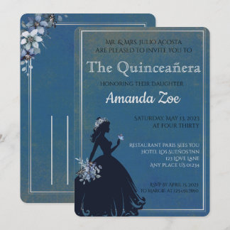 Invitation Carton d'invitation de Quinceañera