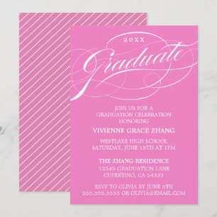 INVITATION CARTON D'INVITATION DE RÉUNION DE FIN D'ÉTUDES EN