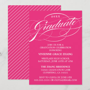 INVITATION CARTON D'INVITATION DE RÉUNION DE FIN D'ÉTUDES EN