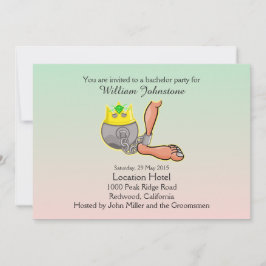 Invitation Carton d'invitation enterrement de vie de garçon d