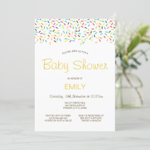 Invitation Carton d'invitation imprimé pour Baby Shower avec