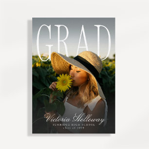 Invitation Carton d'invitation moderne à la fête de fin d'étu