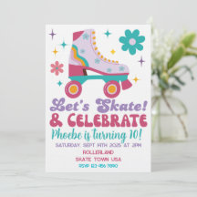 Carton d'invitation personnalisé pour anniversaire