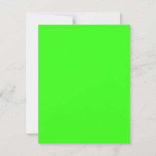 Invitation Carton d'invitation personnalisé vert néon