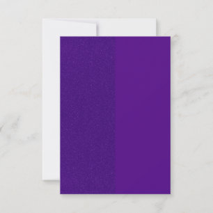 Invitation Carton d'invitation plat pailleté violet – Personn