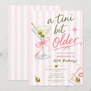 Invitation Carton d'invitation pour 30e anniversaire Un peu p