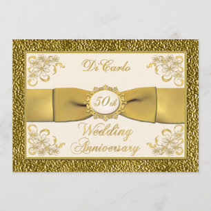 Invitation Carton d'invitation pour 50e anniversaire de maria