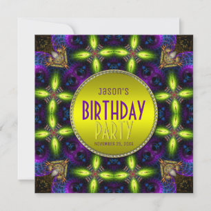 Invitation Carton d'invitation pour fête d'anniversaire adult