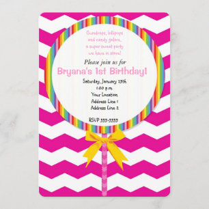 Invitation Carton d'invitation pour fête d'anniversaire avec 