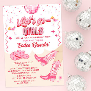 Invitation Carton d'invitation pour fête d'anniversaire de co