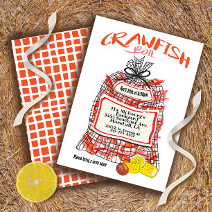 Invitation Carton d'invitation pour Fête de Bouillabaisse d'é