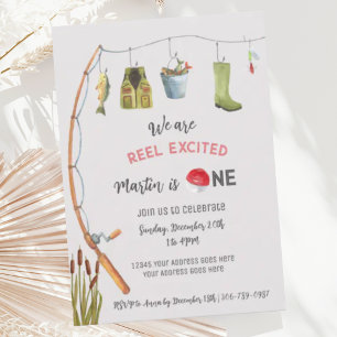 Invitation Carton d'invitation pour la première fête d'annive