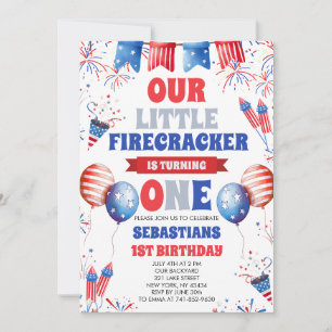 Invitation Carton d'invitation pour le 1er anniversaire de No