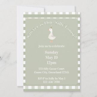 Invitation Carton d'invitation pour le 1er anniversaire de Si