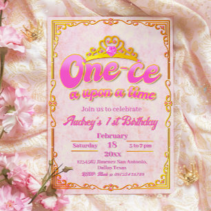 Invitation Carton d'invitation pour le 1er anniversaire - Il