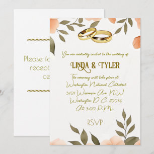 INVITATION " CARTON D'INVITATION POUR MARIAGE "