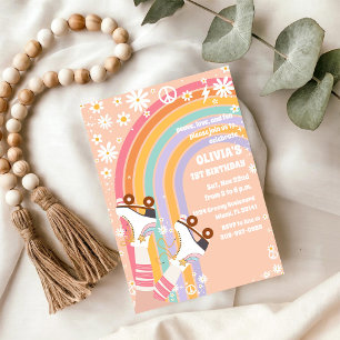 Invitation Carton d'invitation pour patins à roulettes rétro 