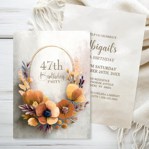 Invitation Carton d'invitation pour un anniversaire tous âges