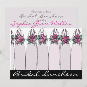 Invitation Carton d'invitation pour un déjeuner de mariage