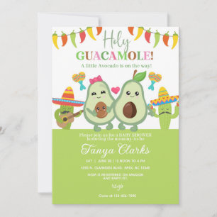 Invitation Carton d'invitation pour une baby shower sur le th