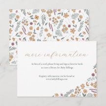 Carton d'invitation pour une baby shower thème fle