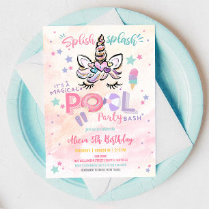 Invitation Carton d'invitation pour une fête d'anniversaire a