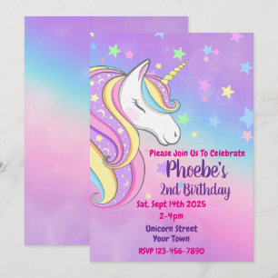 Invitation Carton d'invitation pour une fête d'anniversaire l