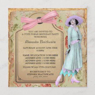 Invitation Carton d'invitation pour une fête d'anniversaire s