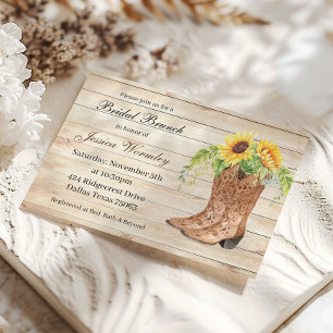 Invitation Carton d'invitation pour une fête de mariage weste