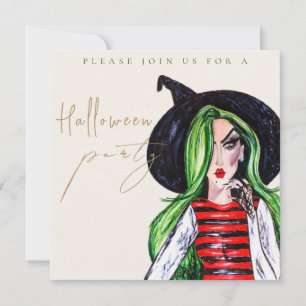 Invitation Carton d'invitation pour une fête d'Halloween pour