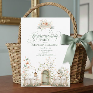 Invitation Carton d'invitation rustique aquarelle pour pendai