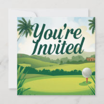 Carton d'invitation « Vous êtes invité » sur le th