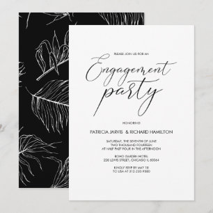 Invitation Cartons d'invitation à calligraphie moderne pour f