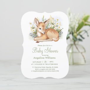 Invitation Cartons d'invitation à une baby shower avec un ado