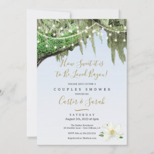 Invitation Cartons d'invitation à une douche de couple, douch