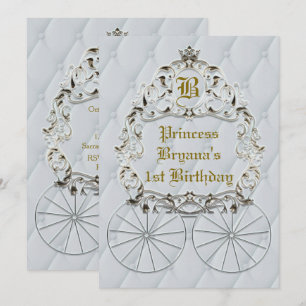 Invitation Cartons d'invitation au thème de Carrosse Couronne