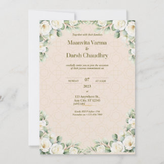 Invitation Cartons d'invitation de mariage 