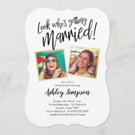 Invitation Cartons d'invitation de mariage avec photo moderne